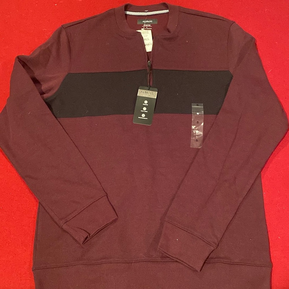 Alfani S zip sweatshirt NWT